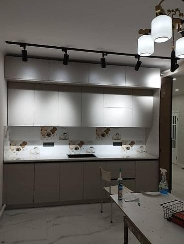 стол с ящиком: Стенка-шкаф, Тип стенки-шкафа: Модульная, Для спальни, Особенности: С рабочим столом — 7