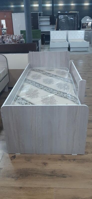 детская кровать 7 в 1: Новый кровать для детей с бортиками удобные размер 190×80 с матрасом — 2