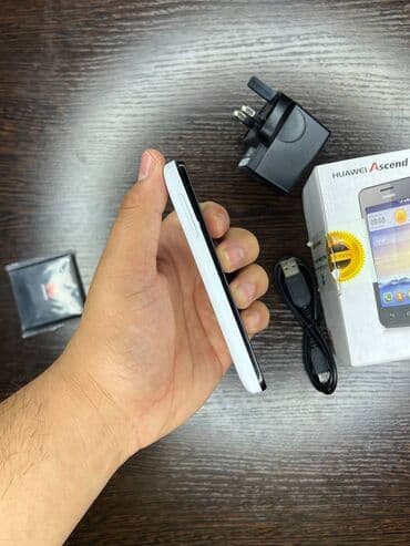 лампа телефон: Huawei Ascend D1, Жаңы, 4 ГБ, түсү - Ак, 1 SIM — 2