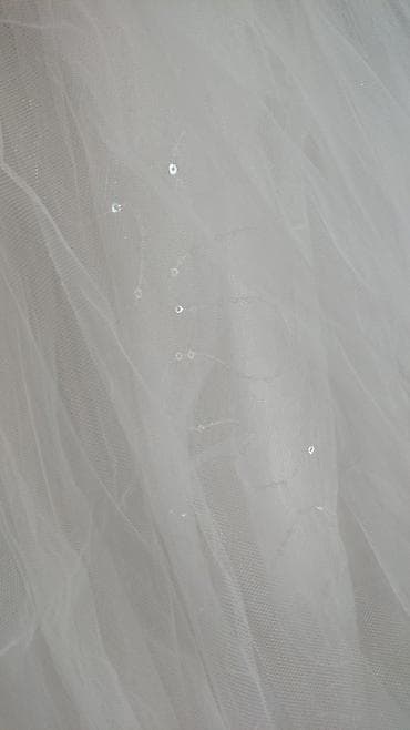 паетками: Свадебное платье, One size, С корсетом, Новый — 7