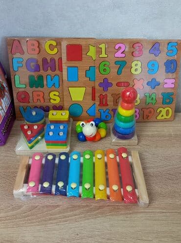 детская педальная машина: Развивающие игрушки 9️⃣ в 1️⃣⚡️⚡️⚡️ Материал: дерево 1 фото 7 в 1 — 2