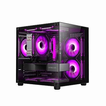 Настольные ПК и комплектующие: Корпус ПК, Новый, Micro-ATX, цвет - Черный — 1