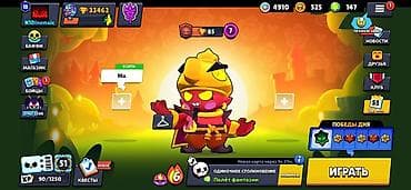 коплект: Аккаунт Brawl Stars Основные параметры: - Уровень профиля: 13 - — 1