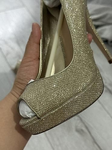 mango 37: Туфли, 36, 37, Aldo, Новый, цвет - Золотой — 5
