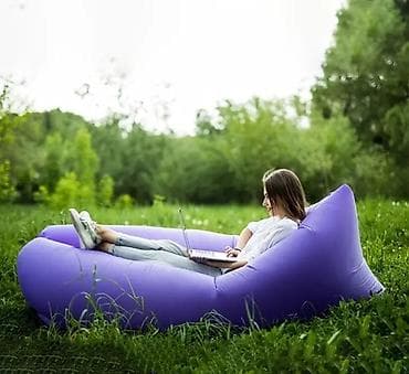 надувной медведь: Диван надувной Диванчик Диван быстрой установки Диван-шезлонг — 9