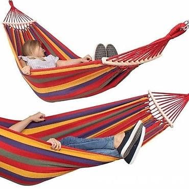 Спорт и хобби: Подвеска гамака 80*200см, планка описывает 80см Тканевый — 1