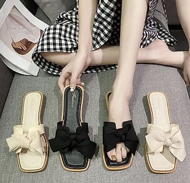 шлепки тренд 2023: Босоножки, 37, 38, Fashion, Новый, цвет - Черный — 2