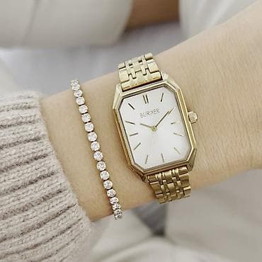 burker часы: BURKER Isabell Gold — элегантные женские часы с геометрическим — 5