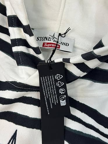 куртка stone island: Мужская толстовка, XL, Supreme, Новый, цвет - Белый, Платная доставка — 3