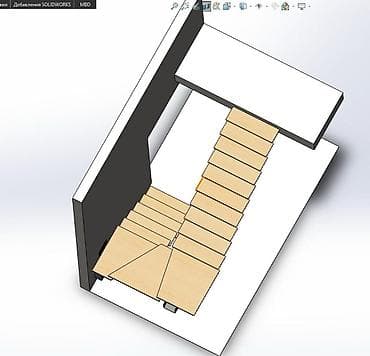 Сварка: Каркас для лестницы металичестская — 3