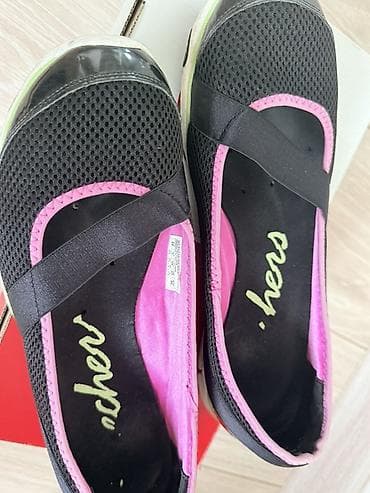 Мокасины и лоферы: Лоферы, 40, Skechers, Б/у, цвет - Черный, Самовывоз — 3