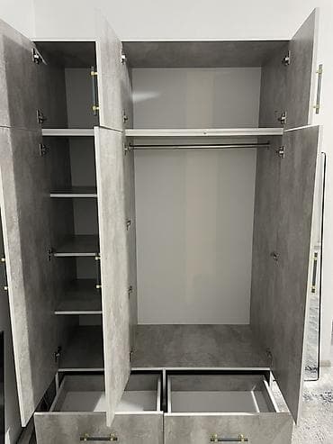 шкаф для обуви с полками: Шифоньер, шкаф для одежды, Прямой, ЛДСП — 2