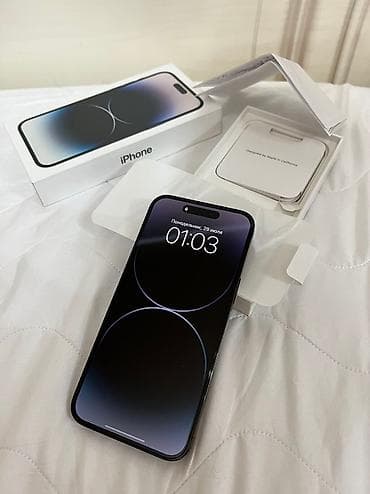 iphone 14 plus: IPhone 14 Pro Max, Б/у, 128 ГБ, Черный, Защитное стекло, Чехол, Кабель, 91 % — 6