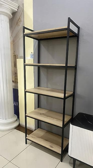 полки напольные: Стеллаж Для книг, Лофт, 200 см * 100 см * 32 см, 
Новый — 4