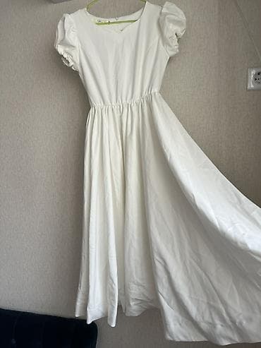 парадный ремень: Повседневное платье, Лето, Длинная модель, Сарафан, XS, S — 1