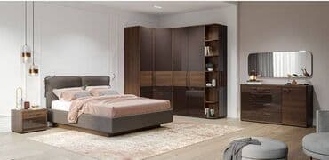 мебел кровать: Спальный гарнитур, Новый, Односпальная кровать, Двуспальная кровать, Двухъярусная кровать, Россия, В рассрочку, ДСП, Бесплатная доставка — 2