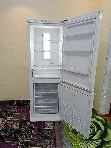 Техника и электроника: Холодильник Biryusa, Б/у, Двухкамерный, No frost, 60 * 180 * 60 — 7