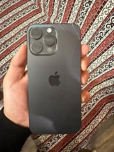 apple 9: IPhone 15 Pro Max, Новый, 256 ГБ, Natural Titanium, 79 % — 1