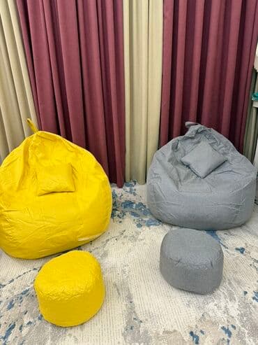 круглое кресло: Плюшевые кресла и пуфы для дома Описание: - Мягкие кресла-груши и — 1