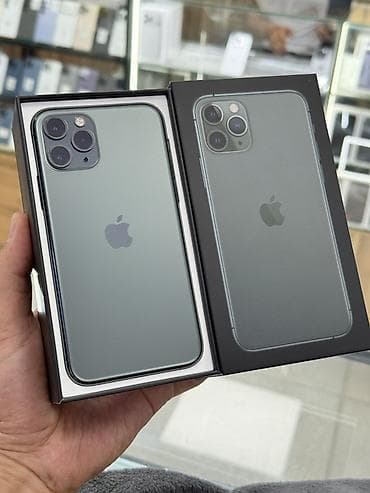 poco 7: IPhone 11 Pro, Б/у, 256 ГБ, Matte Midnight Green, Коробка, 92 % — 1