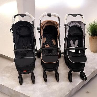 каляска для близнецов: Коляска, цвет - Черный, Новый — 2