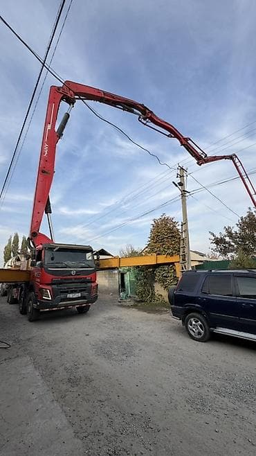 Услуга автобетононасоса SANY на базе Volvo Стаж Не менее 2 Года - Тип