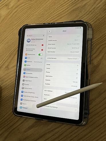 Планшеты: Планшет, Apple, память 128 ГБ, Wi-Fi, Б/у, Классический — 4