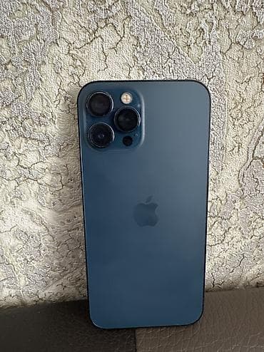 пассивное сетевое оборудование 6: IPhone 12 Pro Max, Б/у, 256 ГБ, Pacific Blue, Защитное стекло, Чехол, Кабель, 75 % — 2