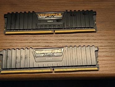 Настольные ПК и комплектующие: Оперативная память (RAM) для ПК, Б/у, Corsair, 16 ГБ, DDR4, 3600 МГц — 2
