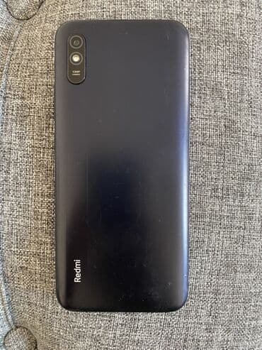 бу телефоны в рассрочку: Redmi, Redmi 9A, Колдонулган, 32 ГБ, түсү - Кара, 2 SIM — 1