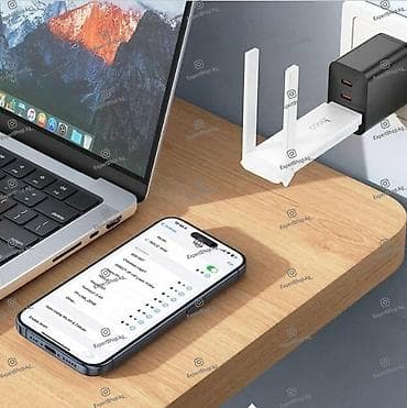 Модемдер жана тармак жабдуулары: Портативный модем с функцией Wi-Fi роутера Hoco HI40 - это удобное и — 2