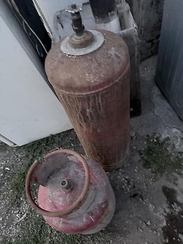 бачок 1 т: Бытовой газовый баллон, Наполнение: Пропан, Б/у, В розницу — 2