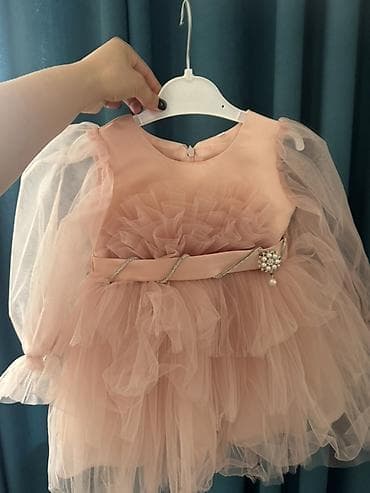 Детское платье, цвет - Розовый at lalafo.kg Детское платье, цвет - Розовый