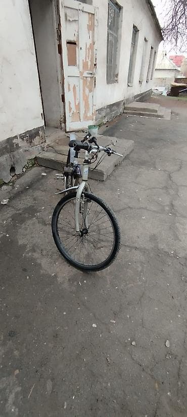 Балдар үчүн велосипеддер: Горный/городской велосипед с колесами 26". Рама алюминиевая (прямая — 5