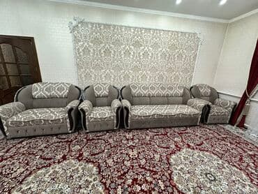 СРОЧНО!!! Прод-ся 4-ка комплект (2кресла; большой диван и маленький at lalafo.kg СРОЧНО!!! Прод-ся 4-ка комплект (2кресла; большой диван и маленький