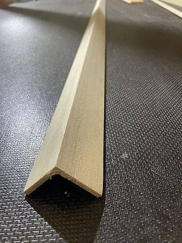 Рейки: Деревянный угловой профиль (Г‑образный/уголок) - Материал: массив — 2