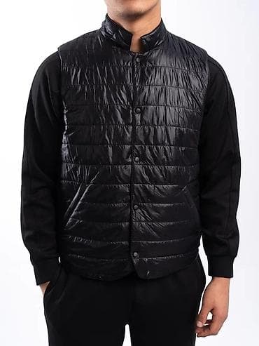 купить жилетку мужскую: Мужской стеганый жилет без рукавов 48-58р - Тонкий утепляющий слой — 2