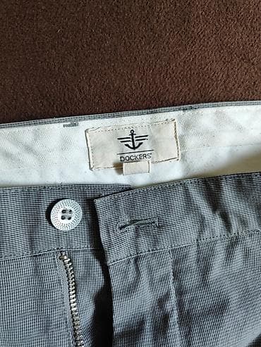 юникло джинсы: Мужские брюки Uniqlo, размер L, брюки серые dockersодни брюки 2500 — 5