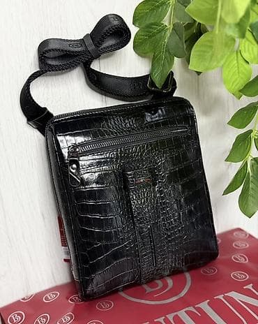 крок: Классическая сумка, Butun, Материал: Экокожа, Застежка на молнии, Мужские — 1