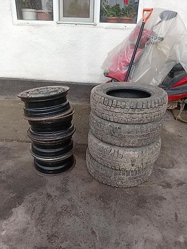 Колеса в сборе 185 / 65 / R 14, Зима, Комплект, Легковые, Железные, отверстий - 4