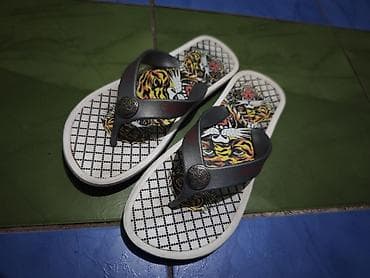 Вьетнамки с ярким принтом тигра Ed hardy vintage - Стиль: графичный