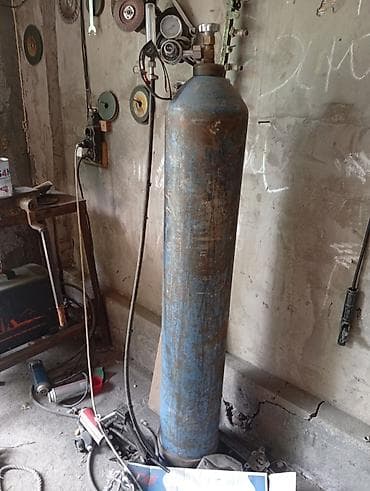 жил азык: Баллон для технических газов с редуктором - Высокий стальной баллон — 2