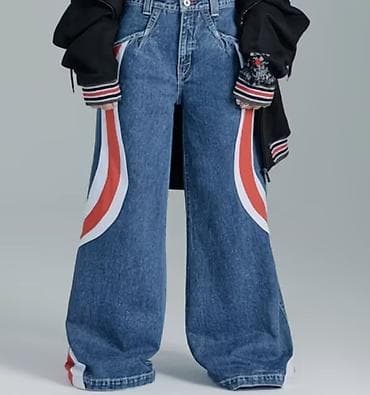 Jnco baggy pants - Материал: плотный деним синего цвета. - Крой — 9