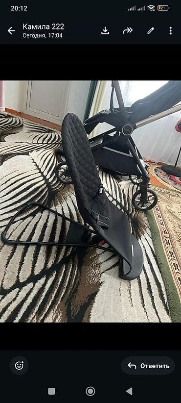 коляска чико 3 в 1: Детский комплект: шезлонг-качалка и прогулочная коляска Kidilo (черный — 1