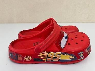 second hend: Детские сабо Crocs x Disney Cars (Молния Маккуин)40-41 размер — 2