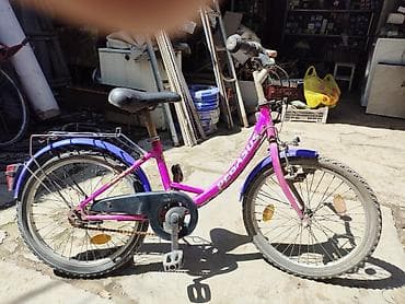 велостер: Детский велосипед, 2-колесный, 6 - 9 лет, Для девочки, Б/у — 3