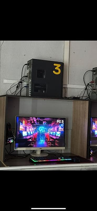 Игровой компьютер Состав каждого места: - Системный блок — 3