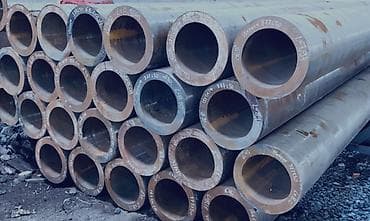 Round pipe, Сталь, Бесшовная, Без покрытия, Резка