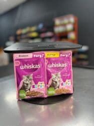 кошачий корм оптом: Whiskas — паучи для взрослых кошек 1+. Есть в разных вкусах Whiskas — 2