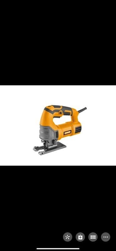 Электролобзик сетевой, цвет желто‑черный. Основные особенности: -